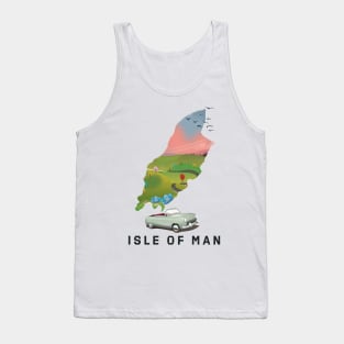 Isle of Man map Tank Top